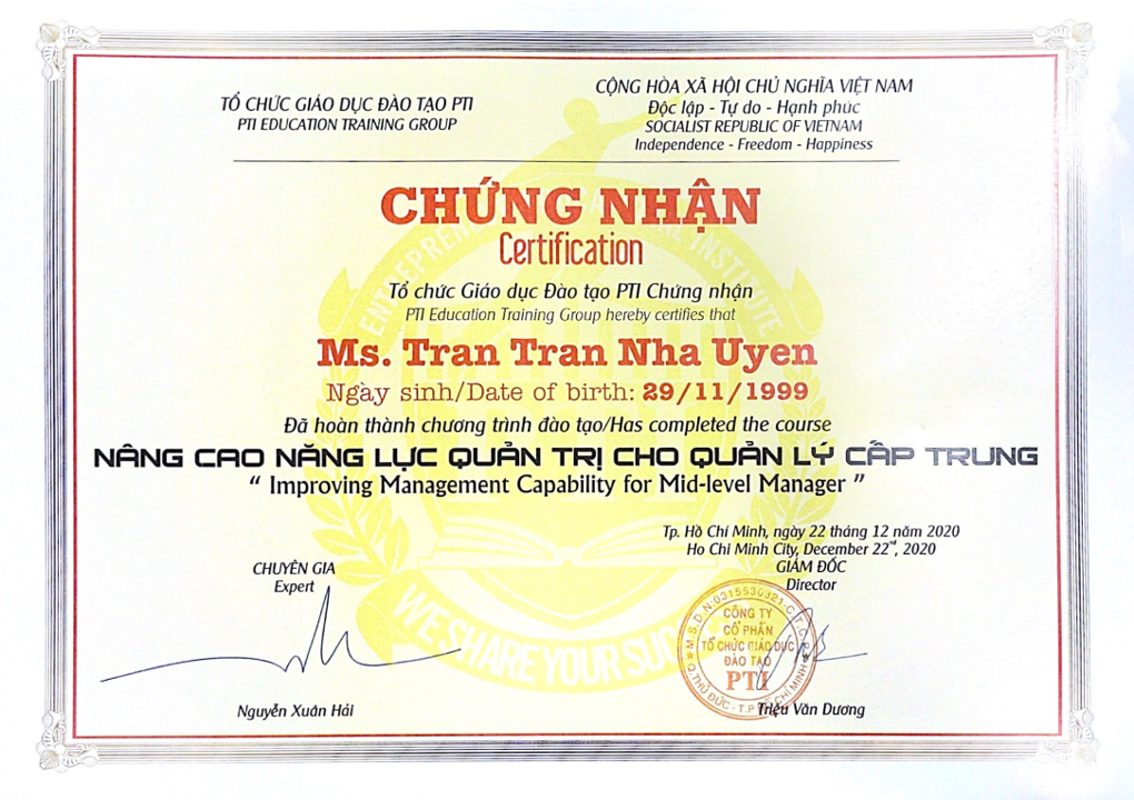 Tran Tran Nha Uyen - Trần Trần Nhã Uyên